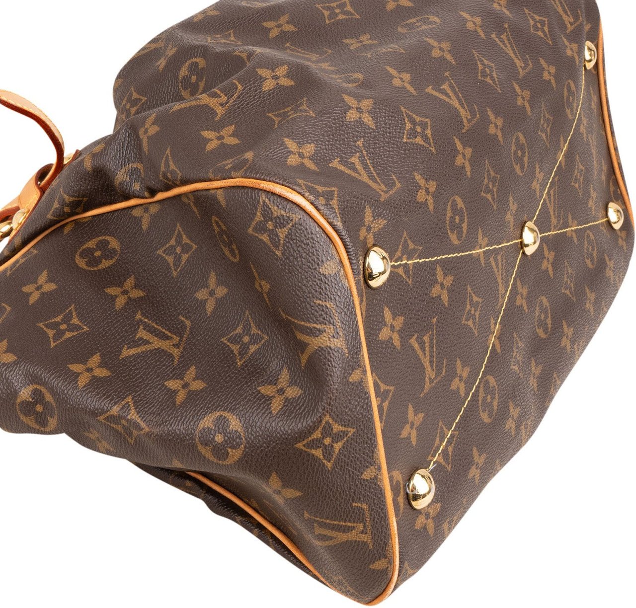 Louis Vuitton Monogram Canvas Tivoli GM Shoulder Bag Bruin