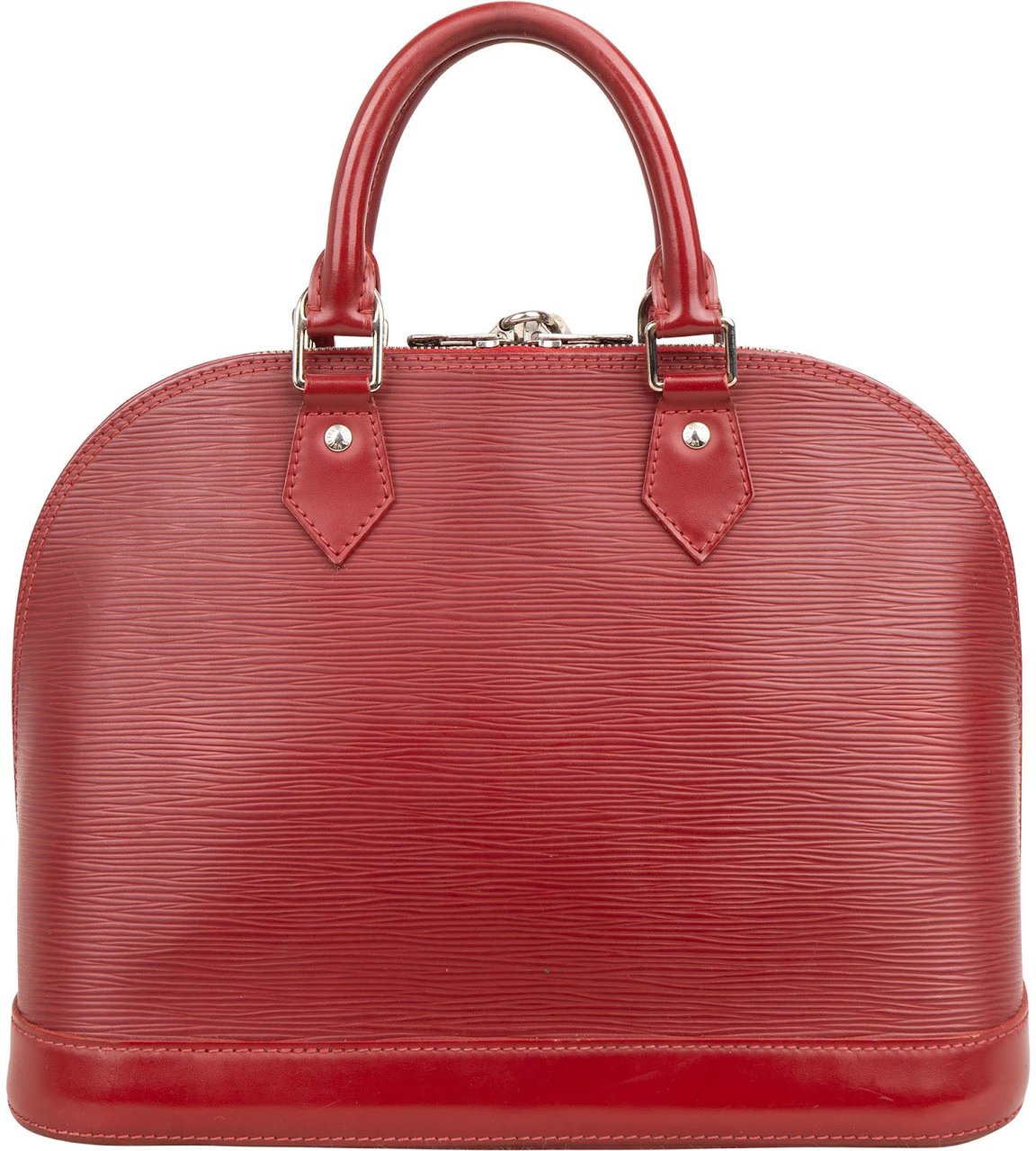 Louis Vuitton Red Epi Leather Alma PM Handbag Rood