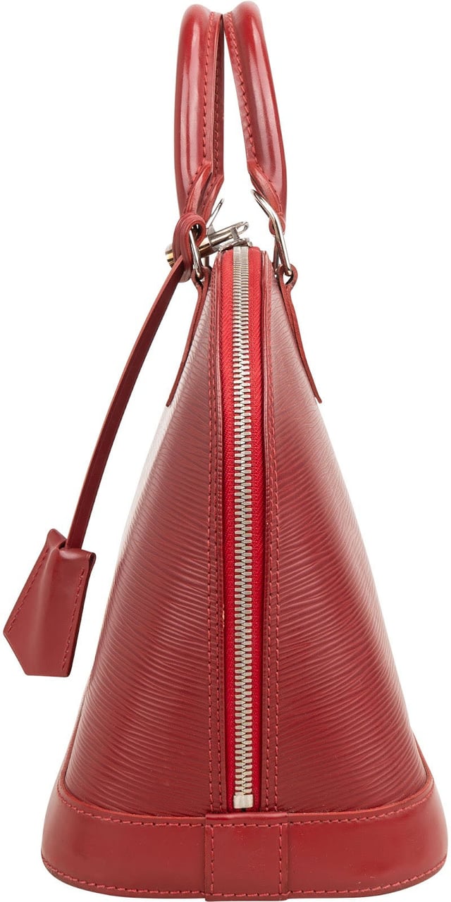Louis Vuitton Red Epi Leather Alma PM Handbag Rood