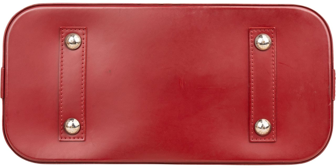 Louis Vuitton Red Epi Leather Alma PM Handbag Rood