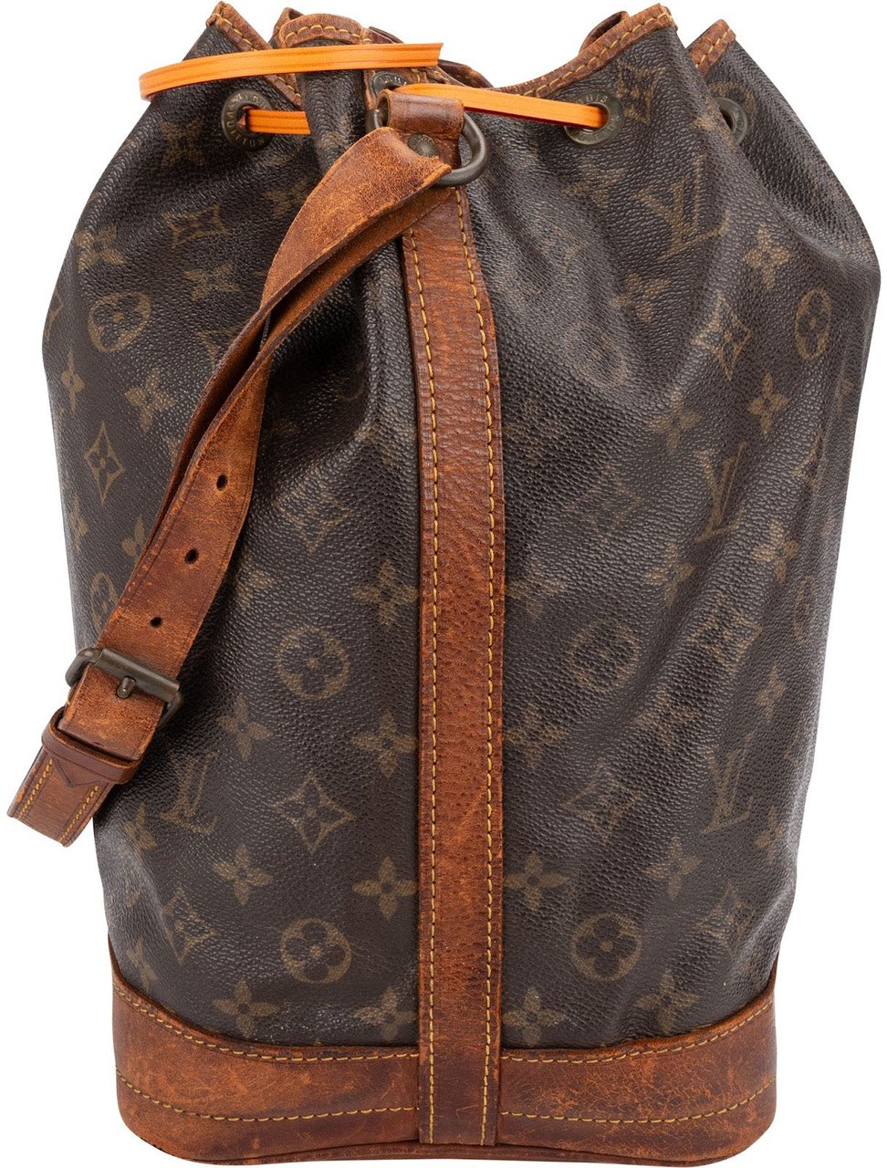 Louis Vuitton Monogram Canvas Sac Noé Grande Shoulder Bag Bruin