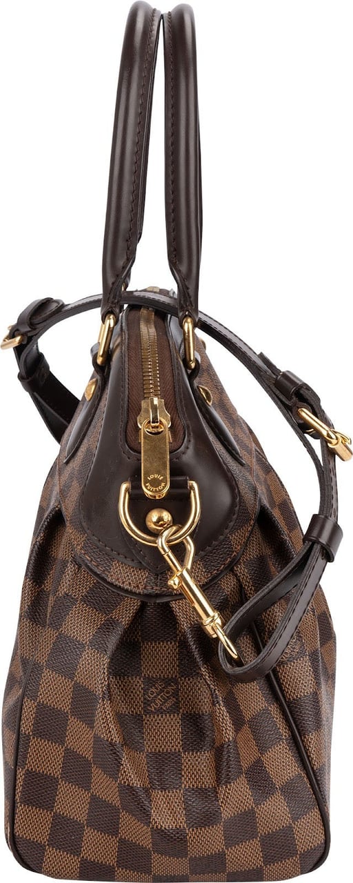 Louis Vuitton Monogram Damier Ebene Trevi PM Handbag Bruin