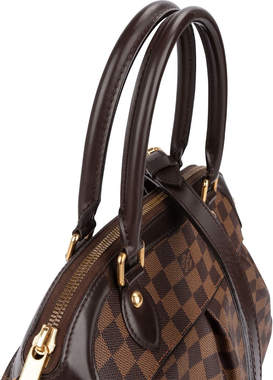 Louis Vuitton Monogram Damier Ebene Trevi PM Handbag Bruin