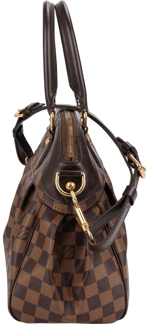 Louis Vuitton Monogram Damier Ebene Trevi PM Handbag Bruin