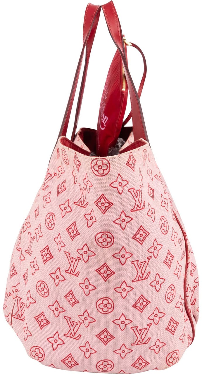 Louis Vuitton Cherry Blossom Cabas Ipanema GM Shopper Bag Rood