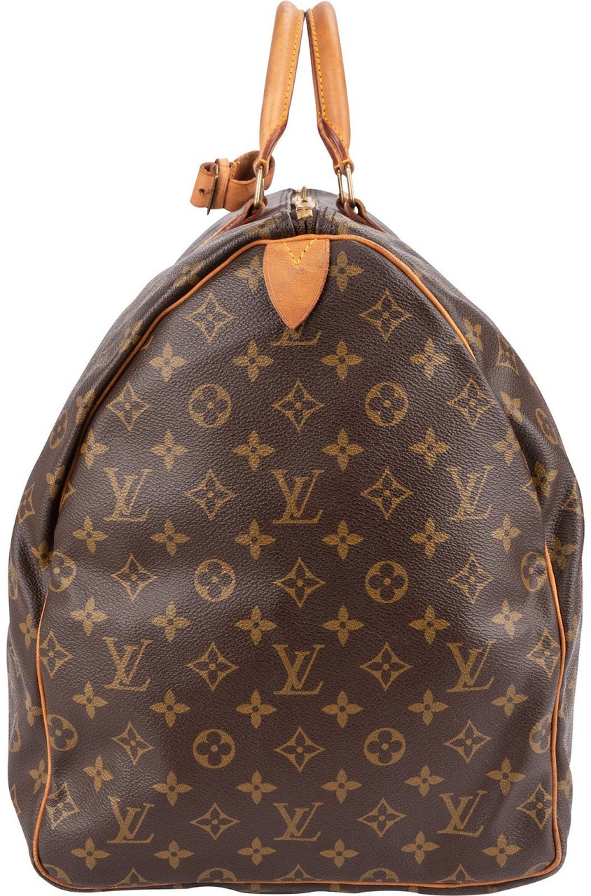 Louis Vuitton Monogram Canvas Keepall 60 Travel Bag Bruin