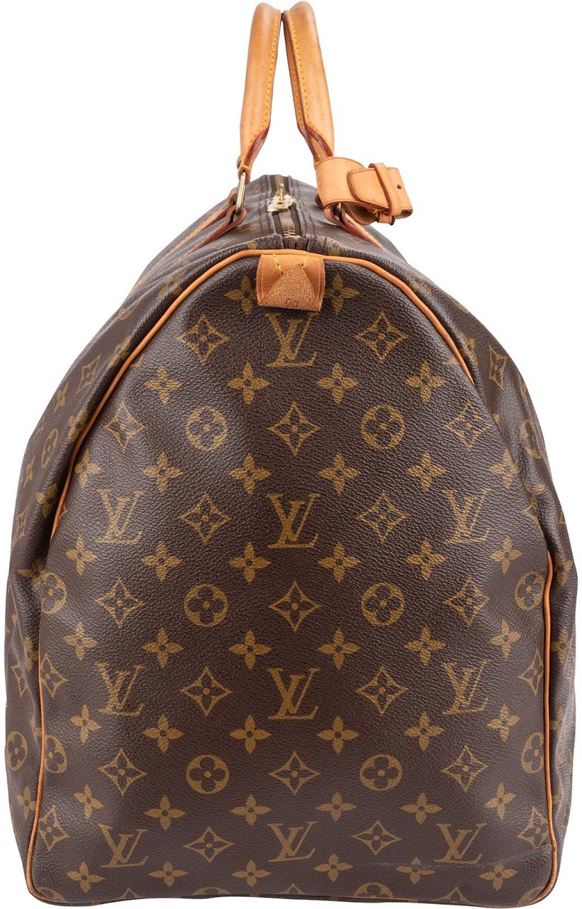 Louis Vuitton Monogram Canvas Keepall 60 Travel Bag Bruin