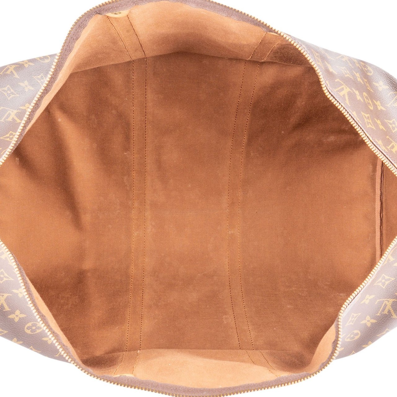 Louis Vuitton Monogram Canvas Keepall 60 Travel Bag Bruin