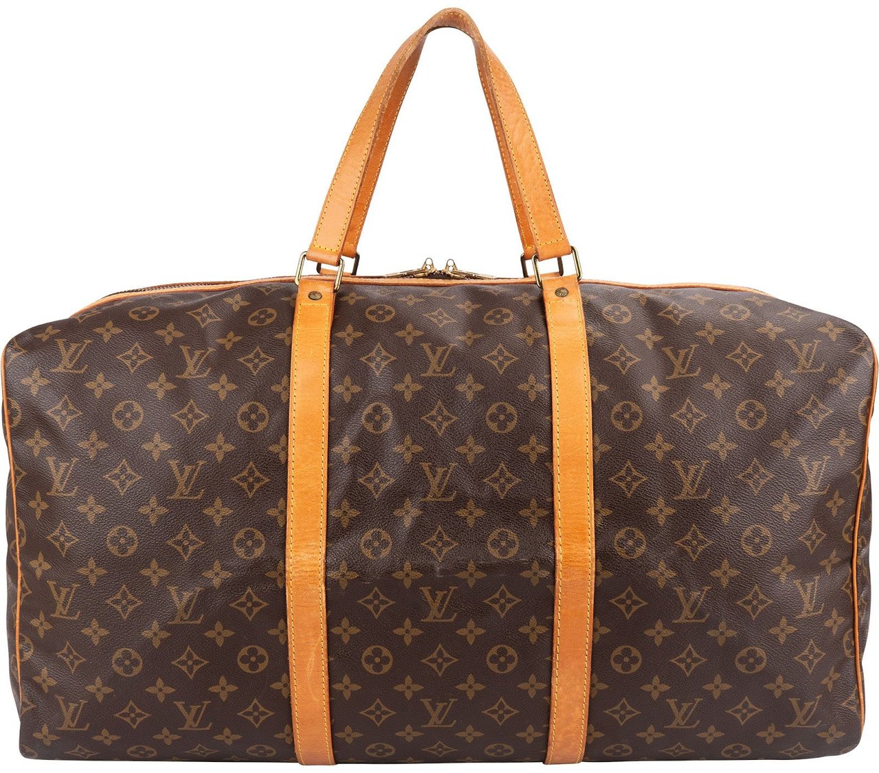 Louis Vuitton Monogram Canvas Sac Souple 55 Travel Bag Bruin