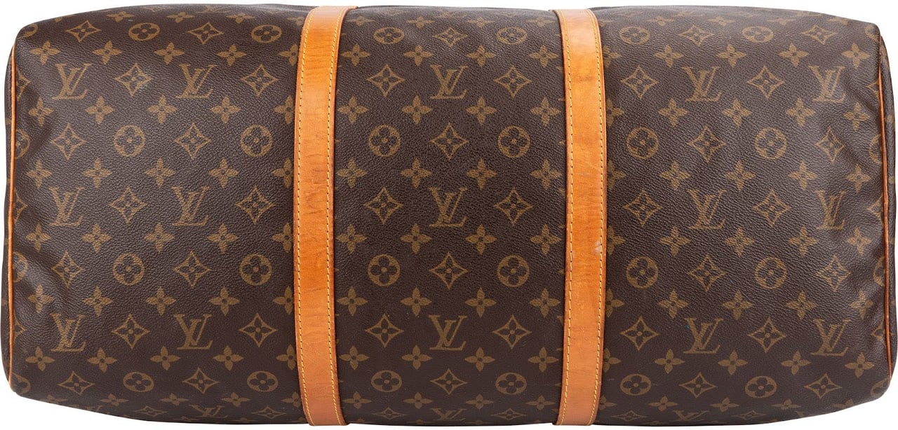 Louis Vuitton Monogram Canvas Sac Souple 55 Travel Bag Bruin