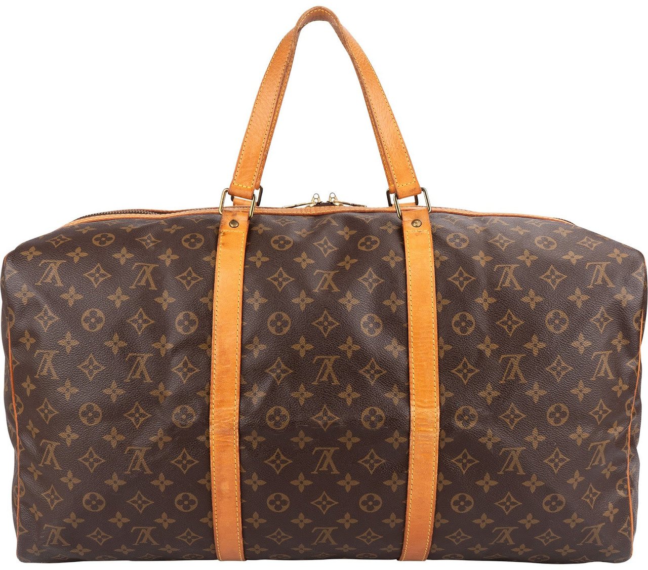 Louis Vuitton Monogram Canvas Sac Souple 55 Travel Bag Bruin