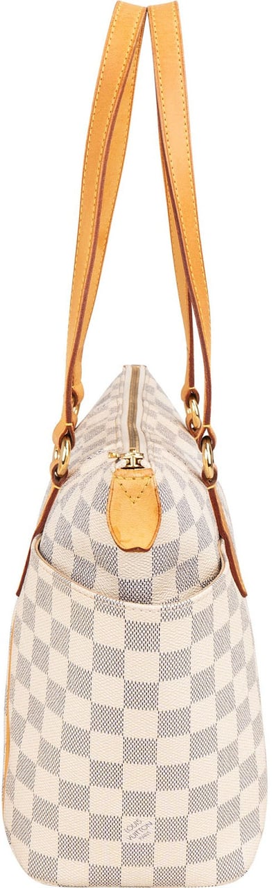 Louis Vuitton Monogram Damier Azur Canvas Totally PM Shoulder Bag Wit