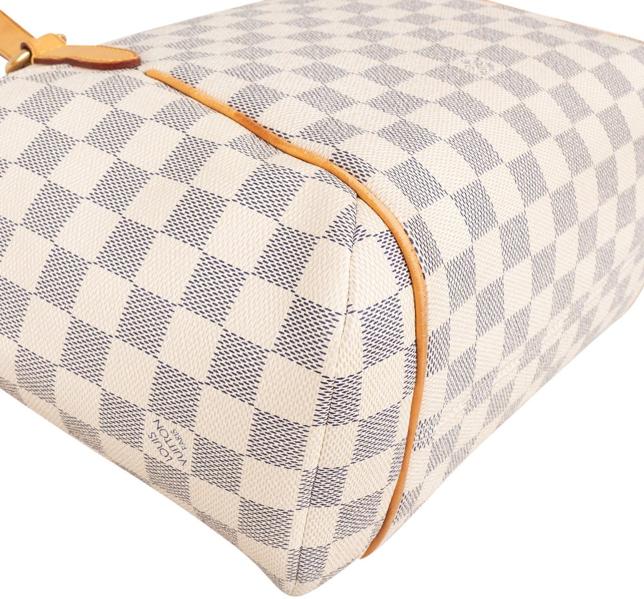 Louis Vuitton Monogram Damier Azur Canvas Totally PM Shoulder Bag Wit
