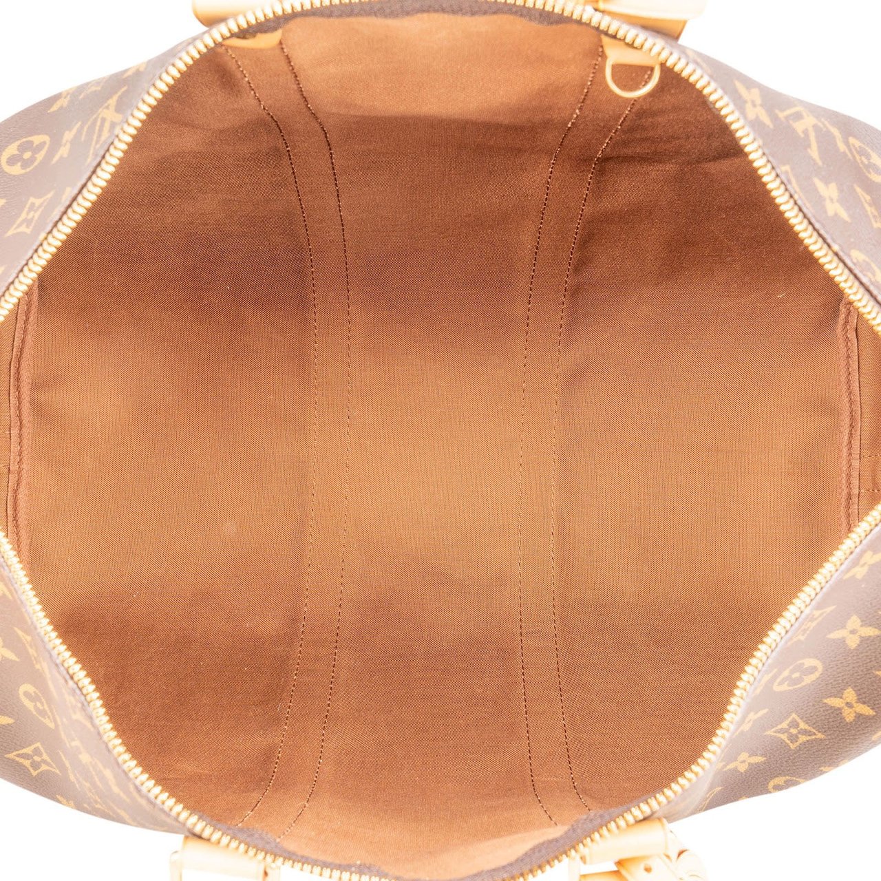 Louis Vuitton Monogram Canvas Keepall 45 Bandoulière Travel Bag Bruin