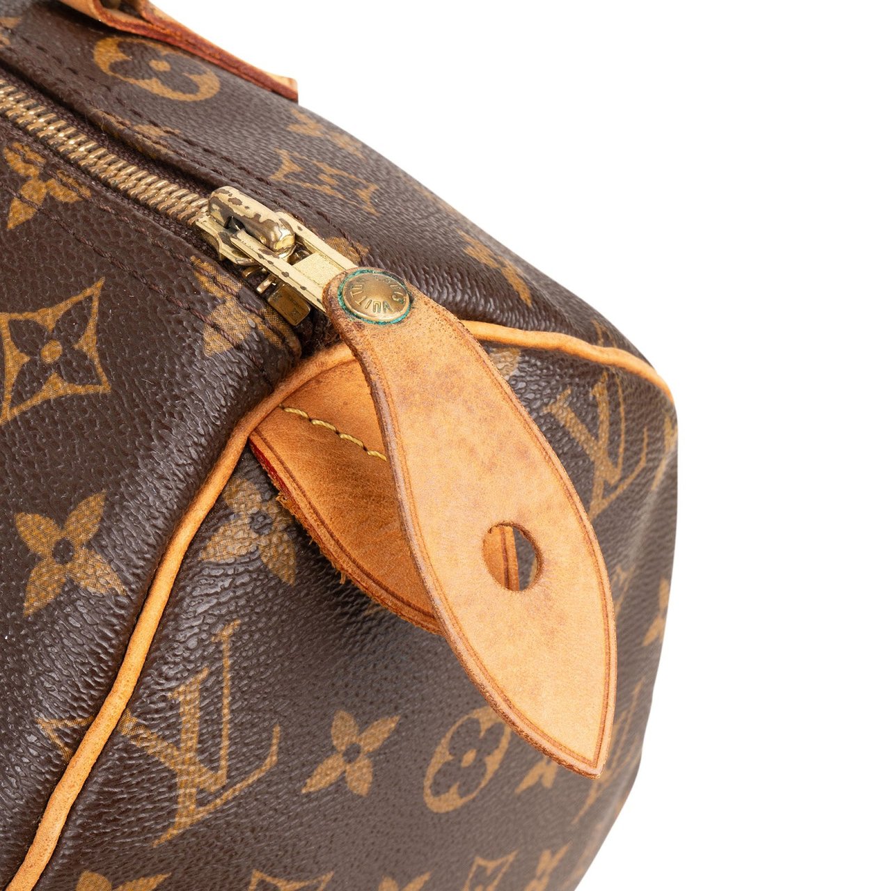 Louis Vuitton Monogram Canvas Speedy 30 Handbag Bruin