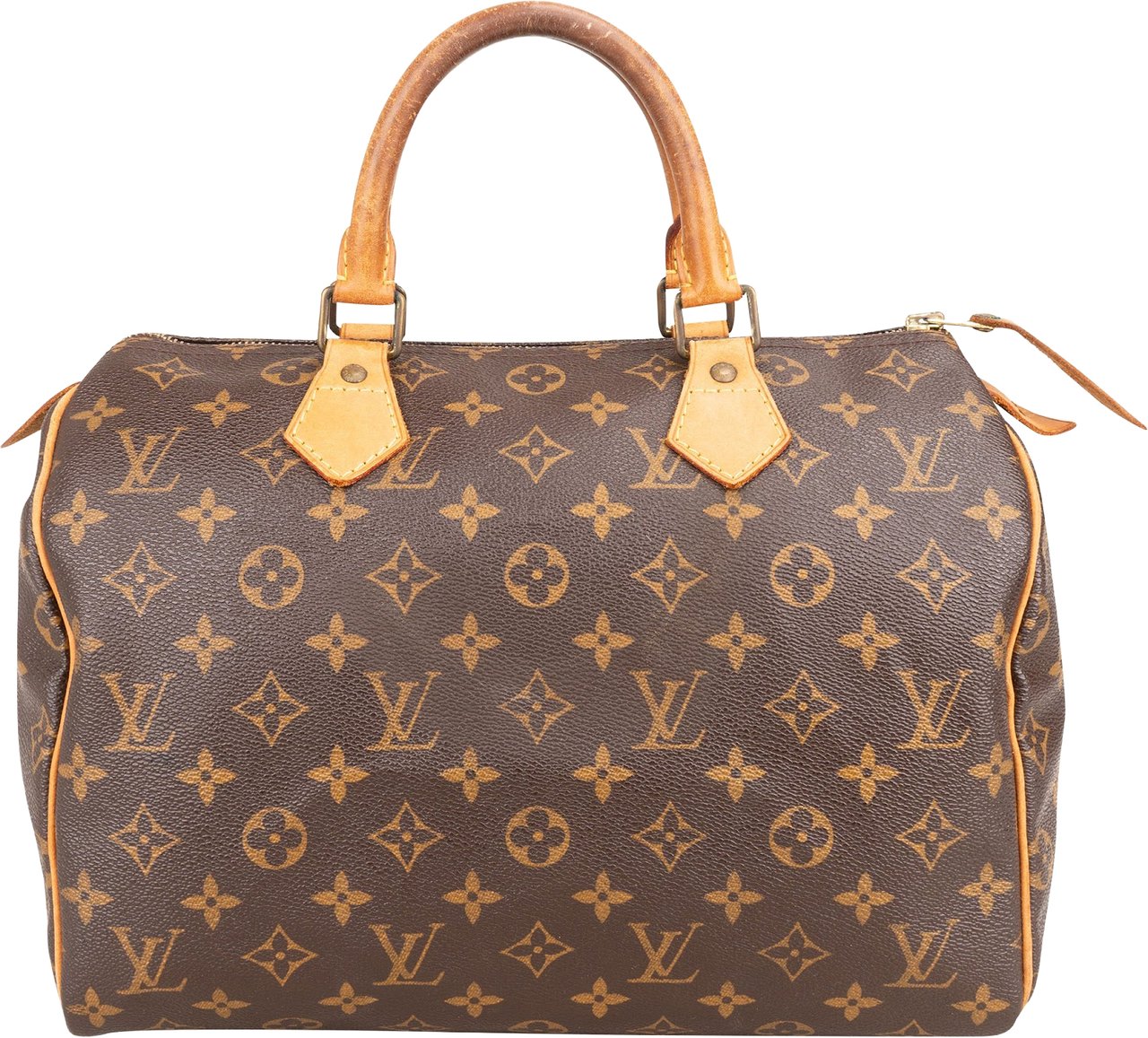 Louis Vuitton Monogram Canvas Speedy 30 Handbag Bruin