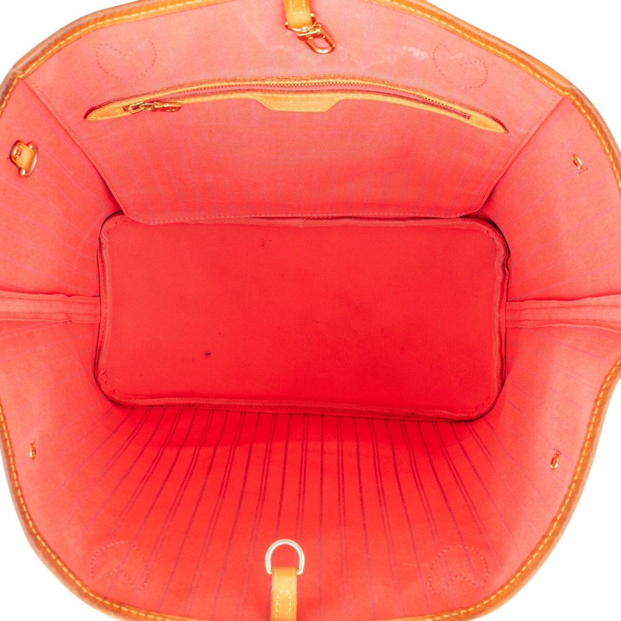 Louis Vuitton Monogram Canvas V Grenade Fuchsia Neverfull MM Shoulder Bag Bruin