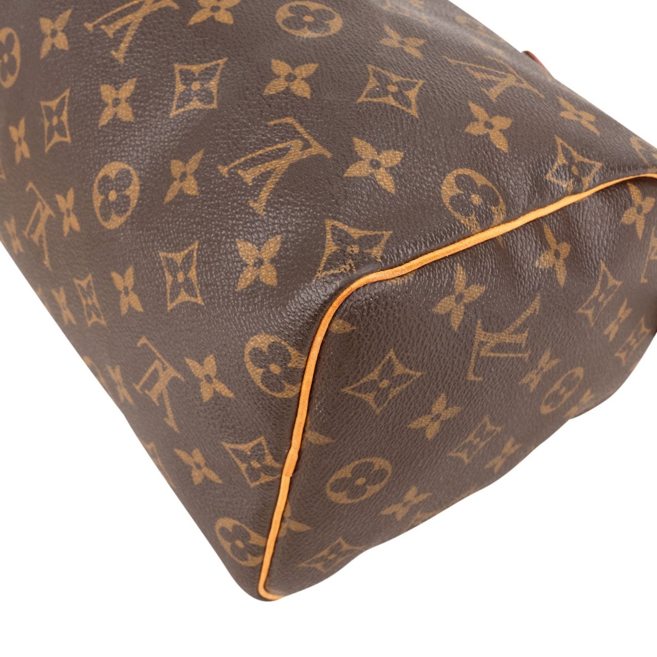 Louis Vuitton Monogram Canvas Speedy 25 Handbag Bruin