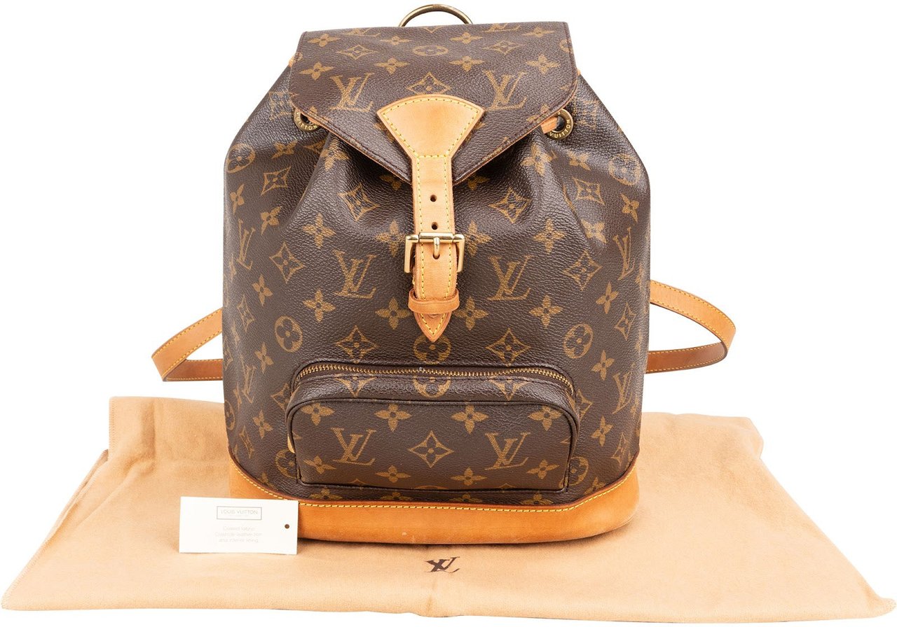 Louis Vuitton Monogram Canvas Montsouris MM Backpack Bruin