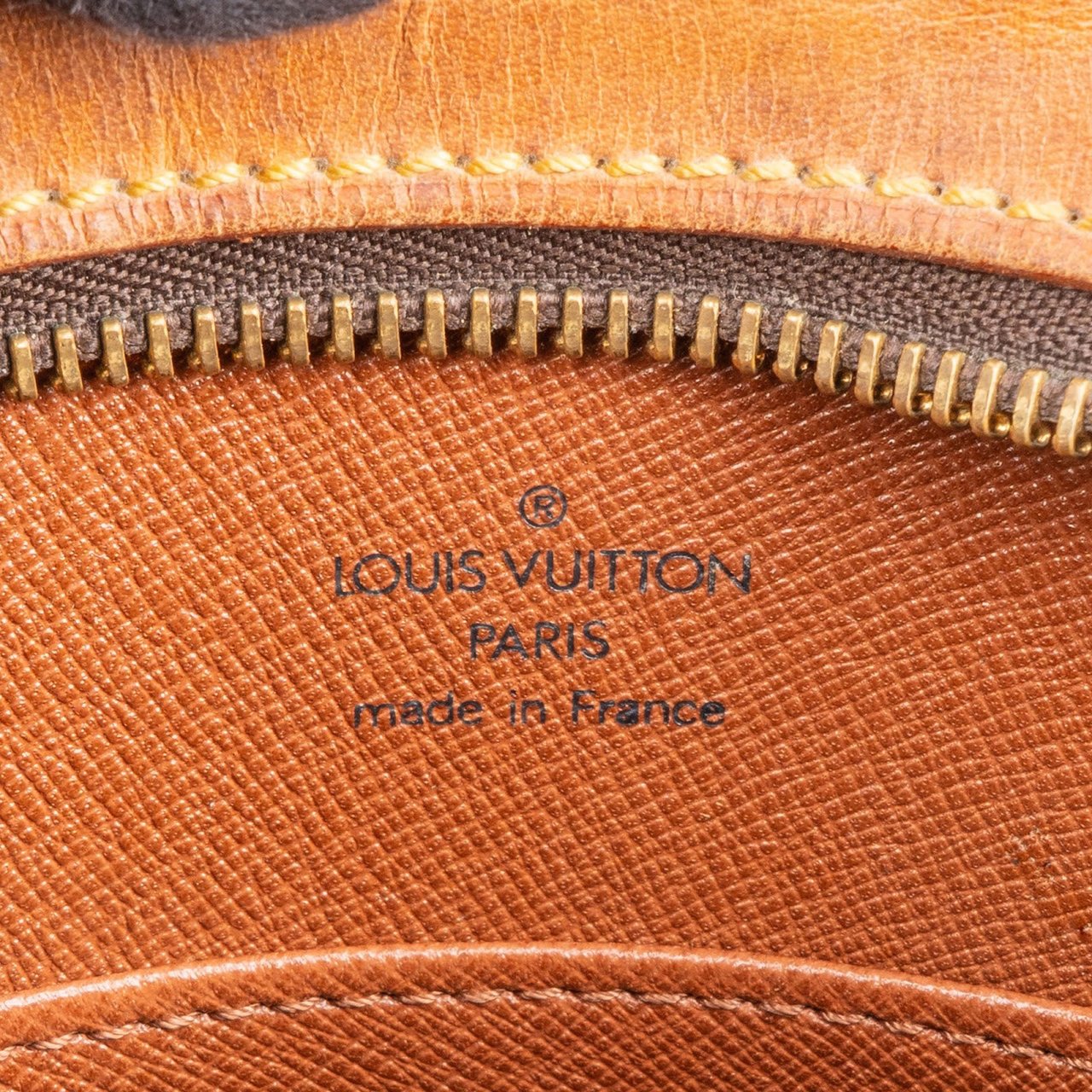 Louis Vuitton Monogram Canvas Drouot Crossbody Bag Bruin