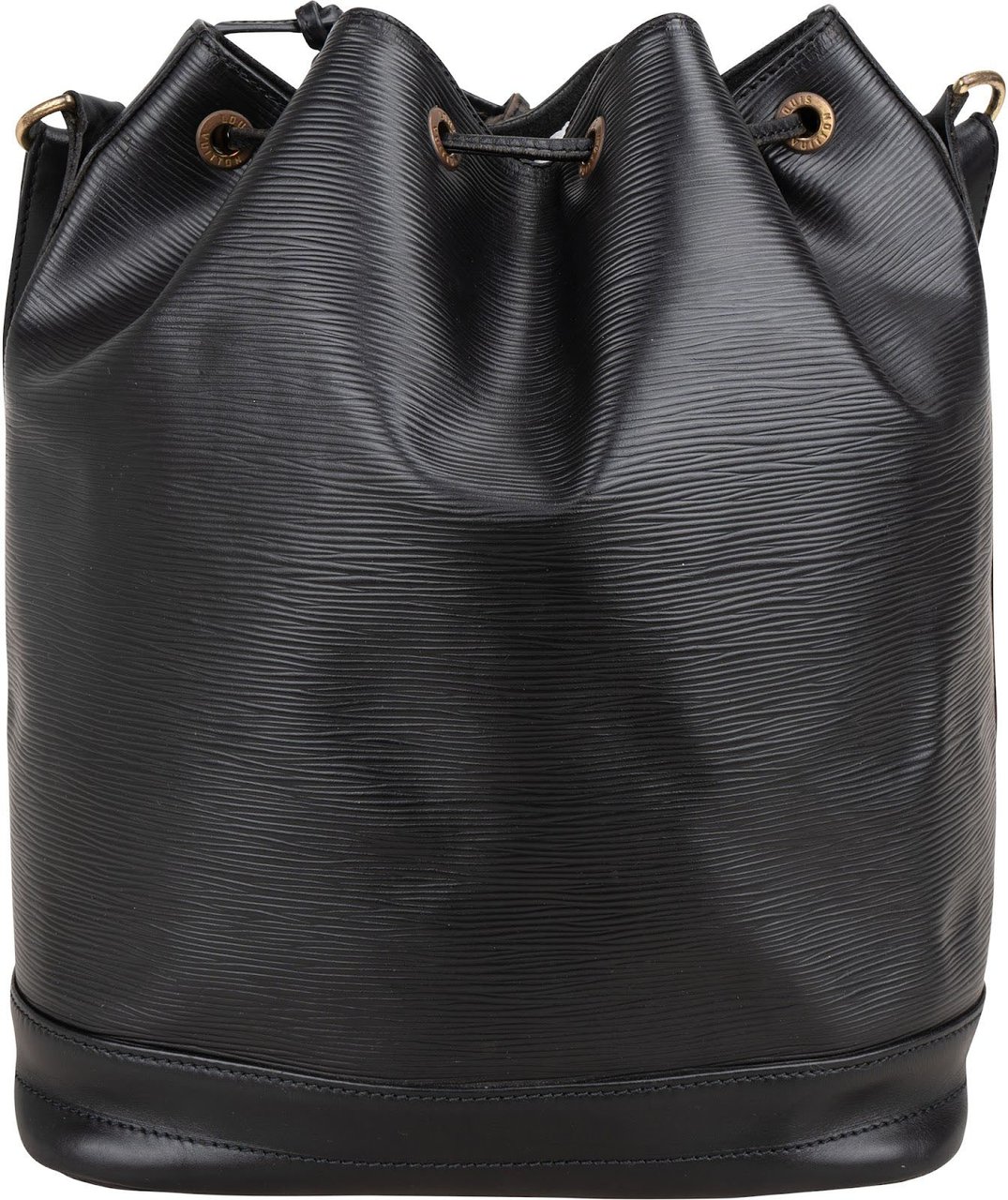 Louis Vuitton Noir Epi Leather Sac Noé Grande Shoulder Bag Zwart