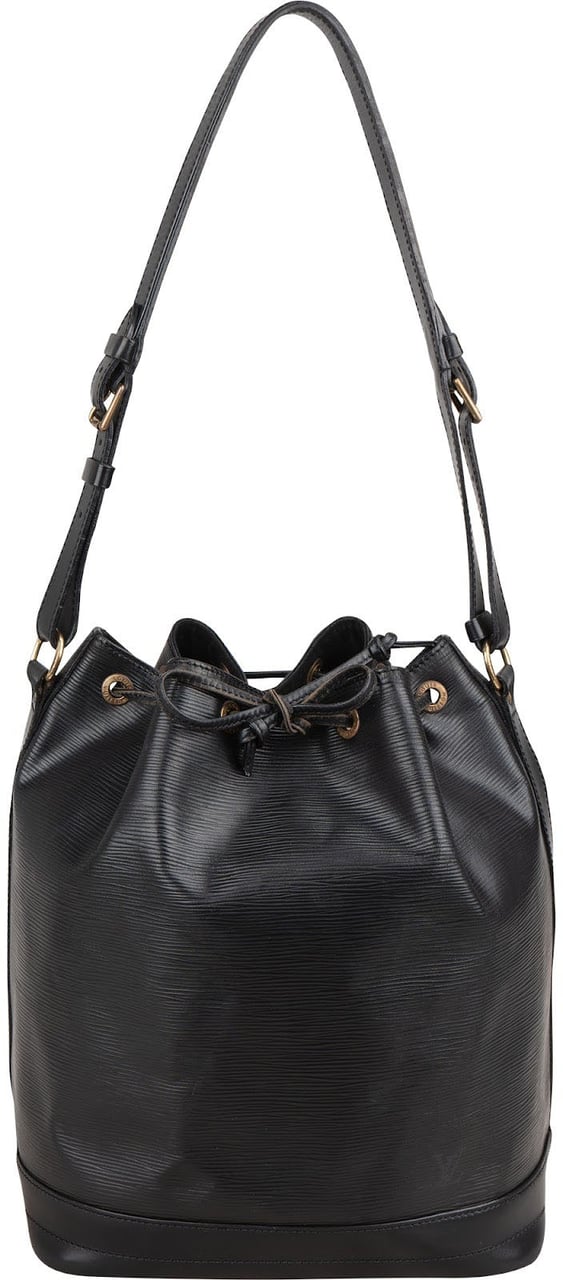 Louis Vuitton Noir Epi Leather Sac Noé Grande Shoulder Bag Zwart