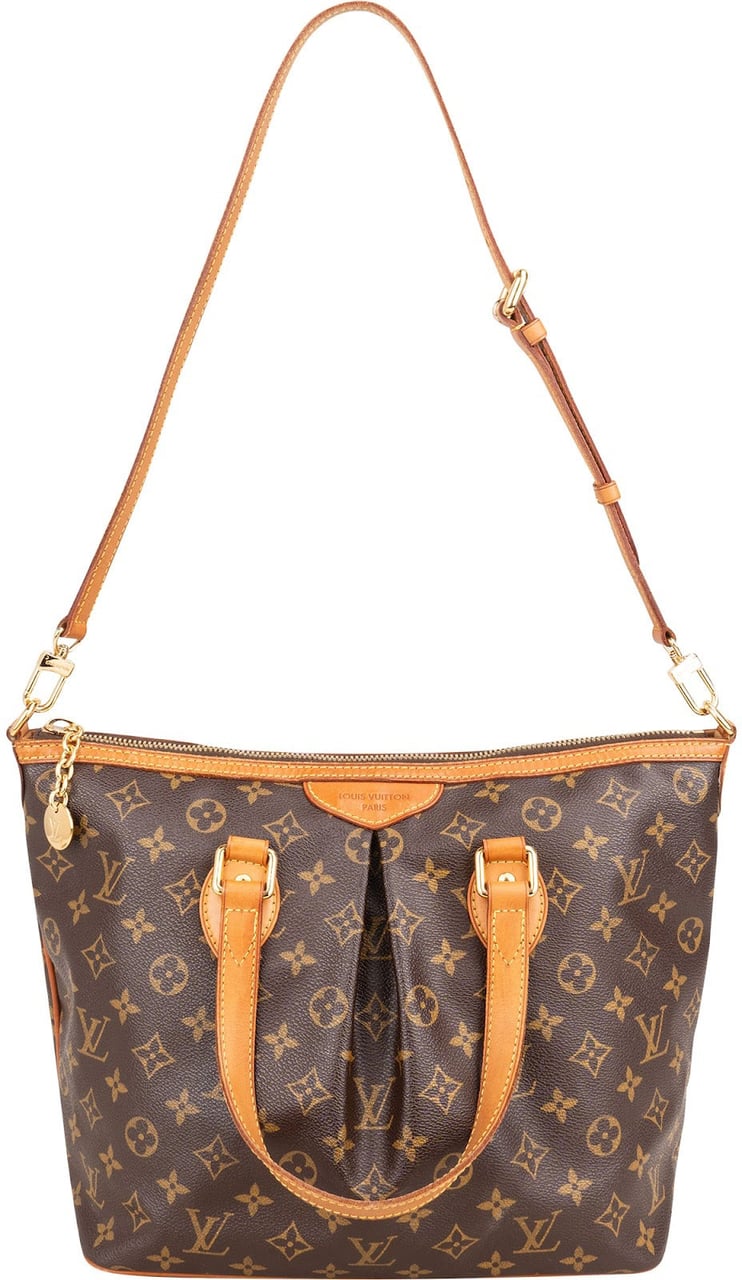 Louis Vuitton Monogram Canvas Palermo PM Handbag Bruin