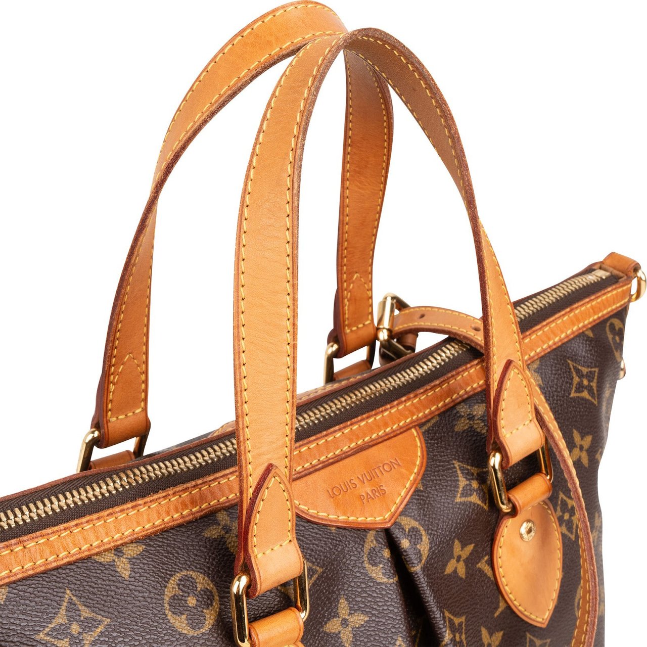 Louis Vuitton Monogram Canvas Palermo PM Handbag Bruin