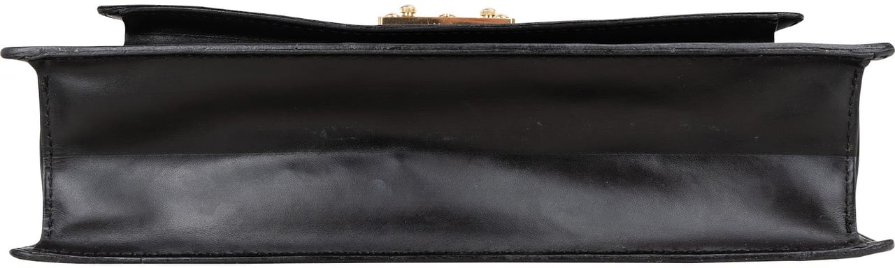 Louis Vuitton Noir Epi Leather Monceau Handbag Zwart