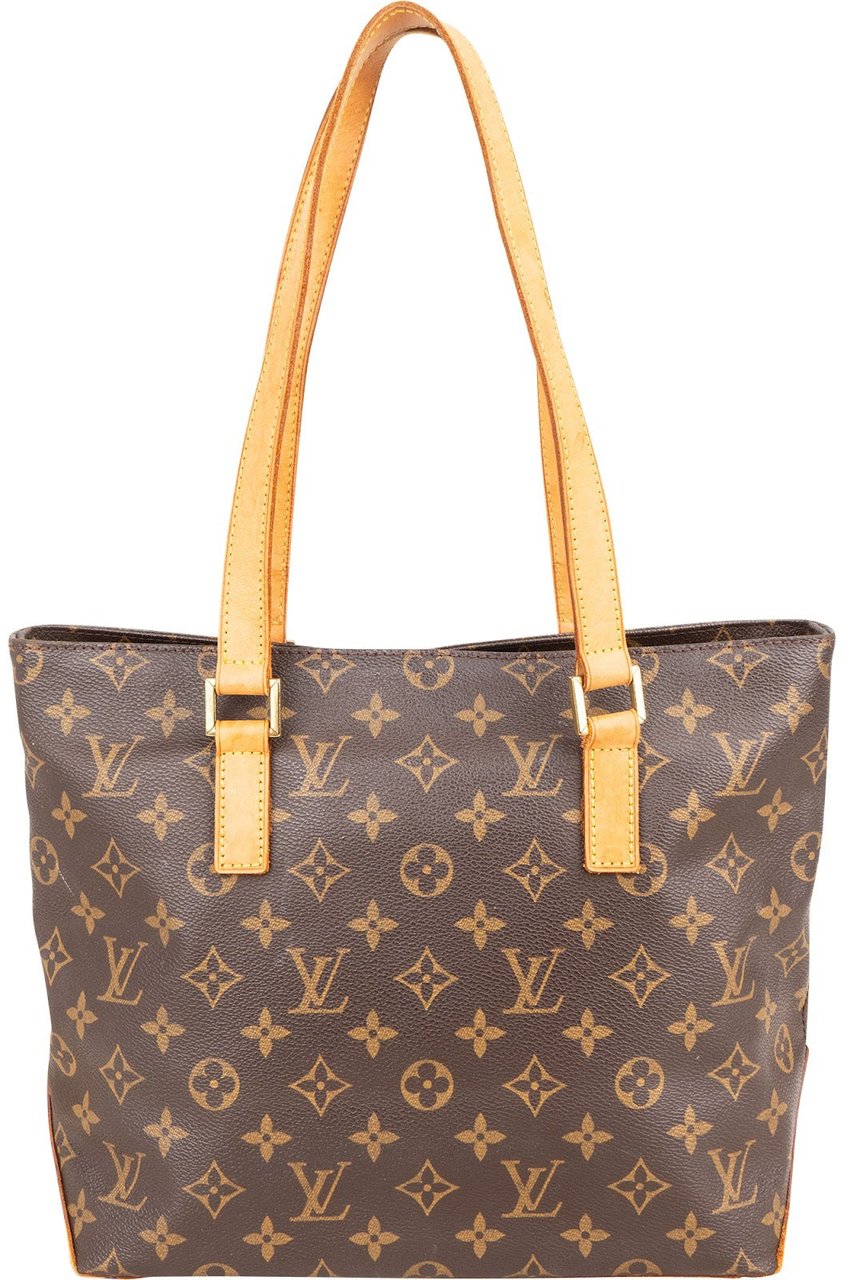 Louis Vuitton Monogram Canvas Cabas Piano Shoulder Bag Bruin