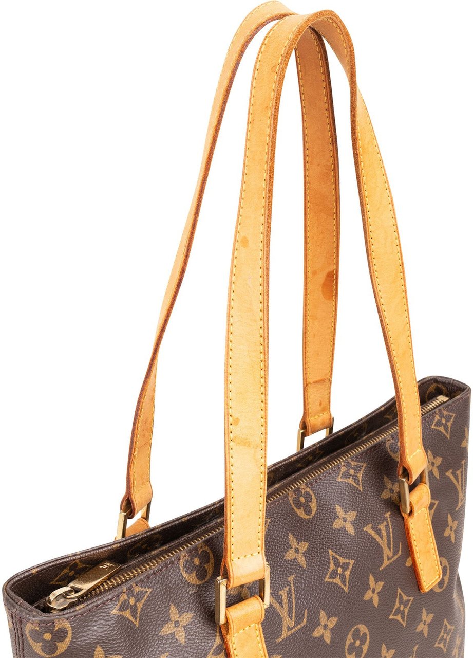 Louis Vuitton Monogram Canvas Cabas Piano Shoulder Bag Bruin