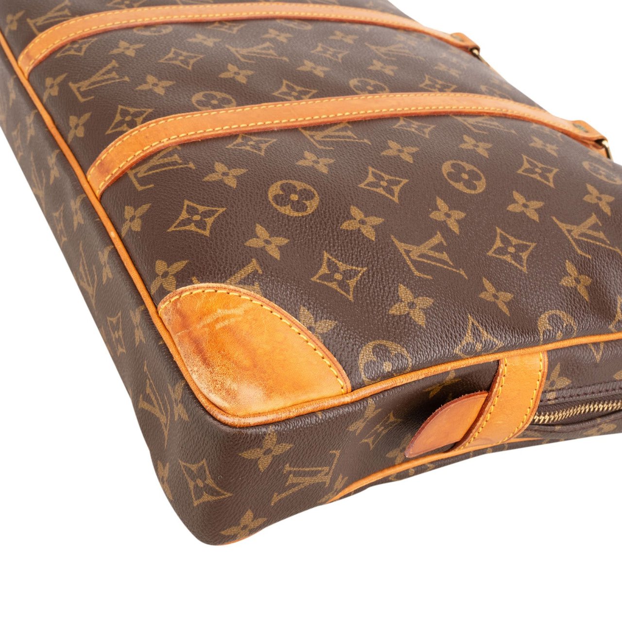 Louis Vuitton Monogram Canvas Porte-Documents Voyage Handbag Bruin