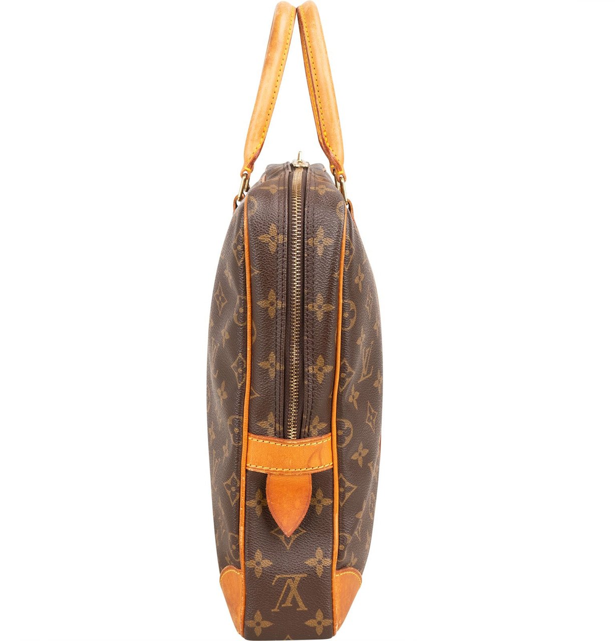 Louis Vuitton Monogram Canvas Porte-Documents Voyage Handbag Bruin