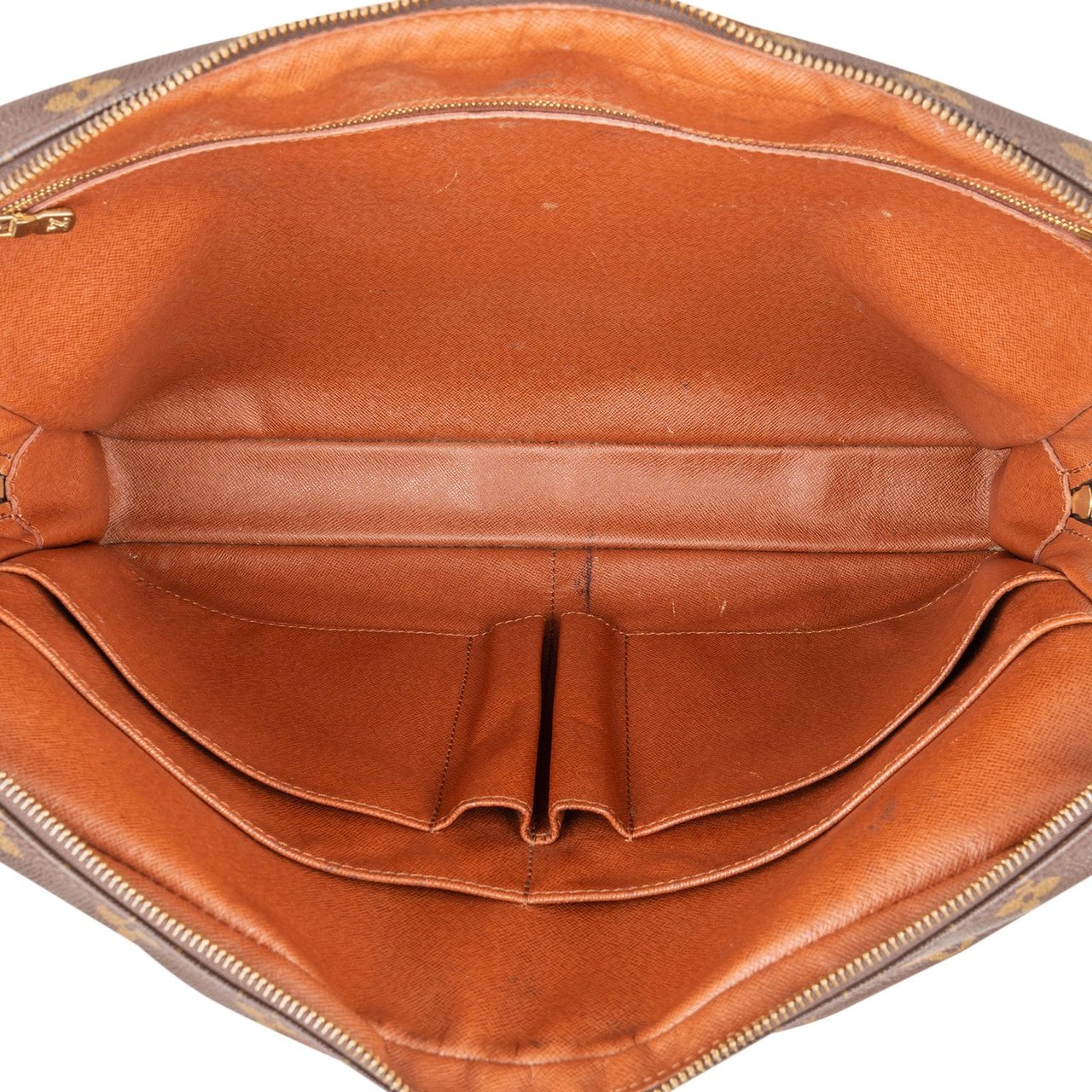 Louis Vuitton Monogram Canvas Porte-Documents Voyage Handbag Bruin