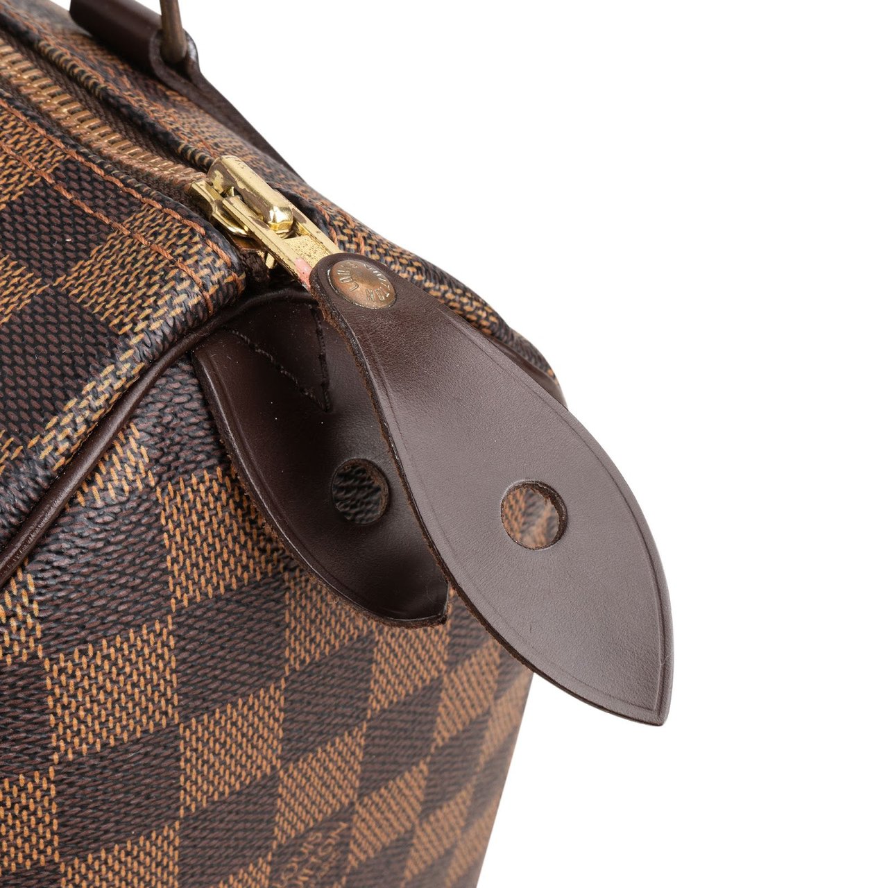 Louis Vuitton Monogram Damier Ebene Canvas Speedy 25 Handbag Bruin