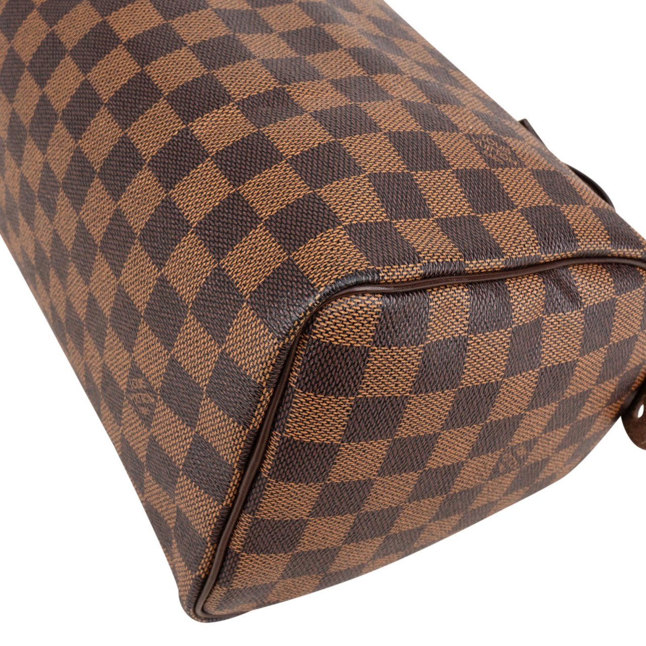 Louis Vuitton Monogram Damier Ebene Canvas Speedy 25 Handbag Bruin