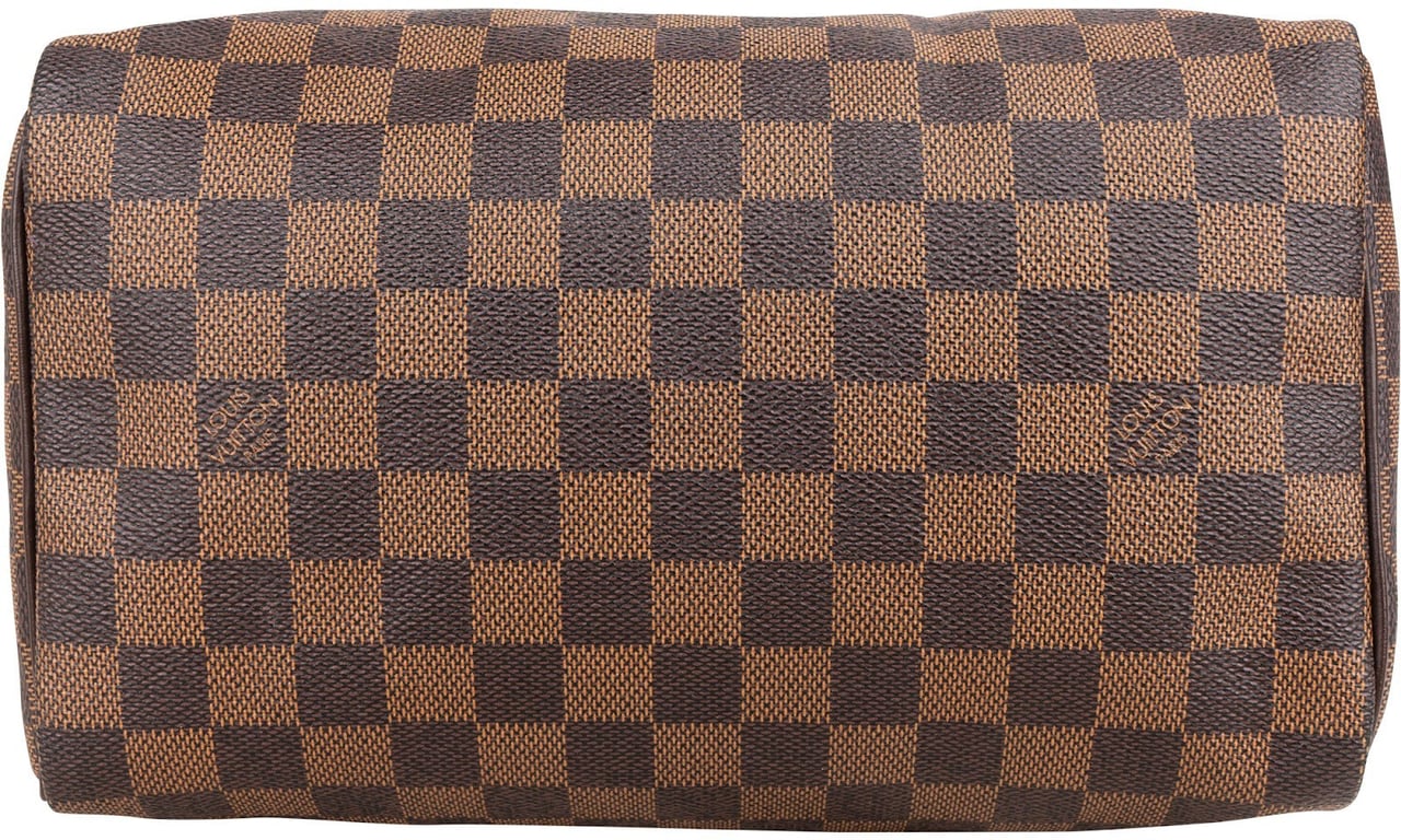 Louis Vuitton Monogram Damier Ebene Canvas Speedy 25 Handbag Bruin