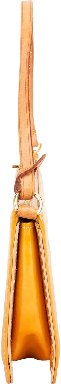 Louis Vuitton Monogram Vernis Lexington Pochette Accessoires Handbag Geel