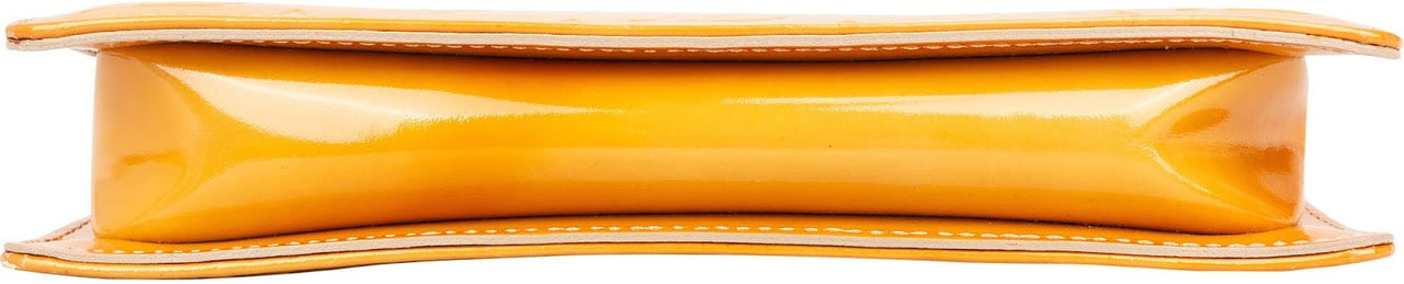 Louis Vuitton Monogram Vernis Lexington Pochette Accessoires Handbag Geel