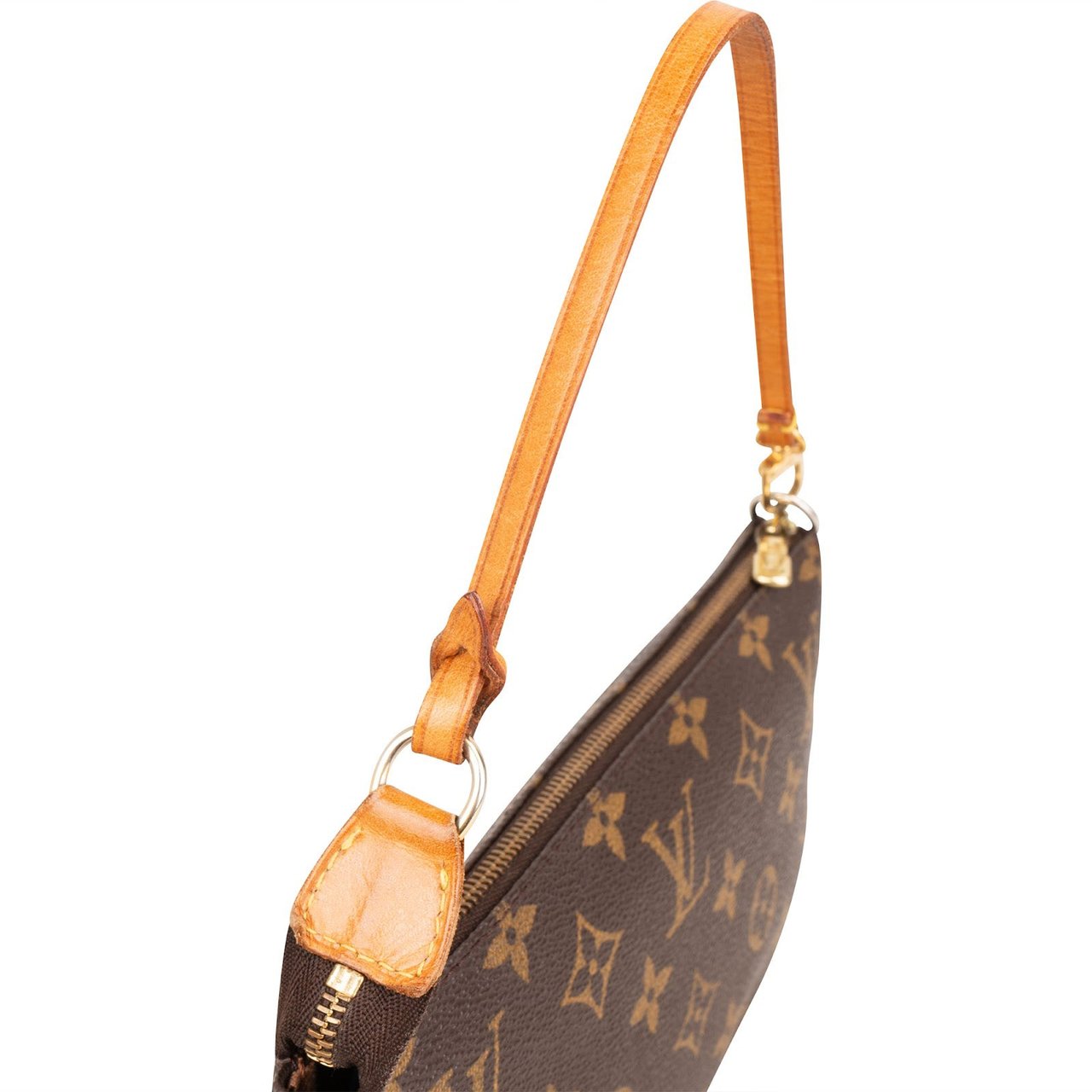 Louis Vuitton Monogram Canvas Pochette Accessoires Handbag Bruin