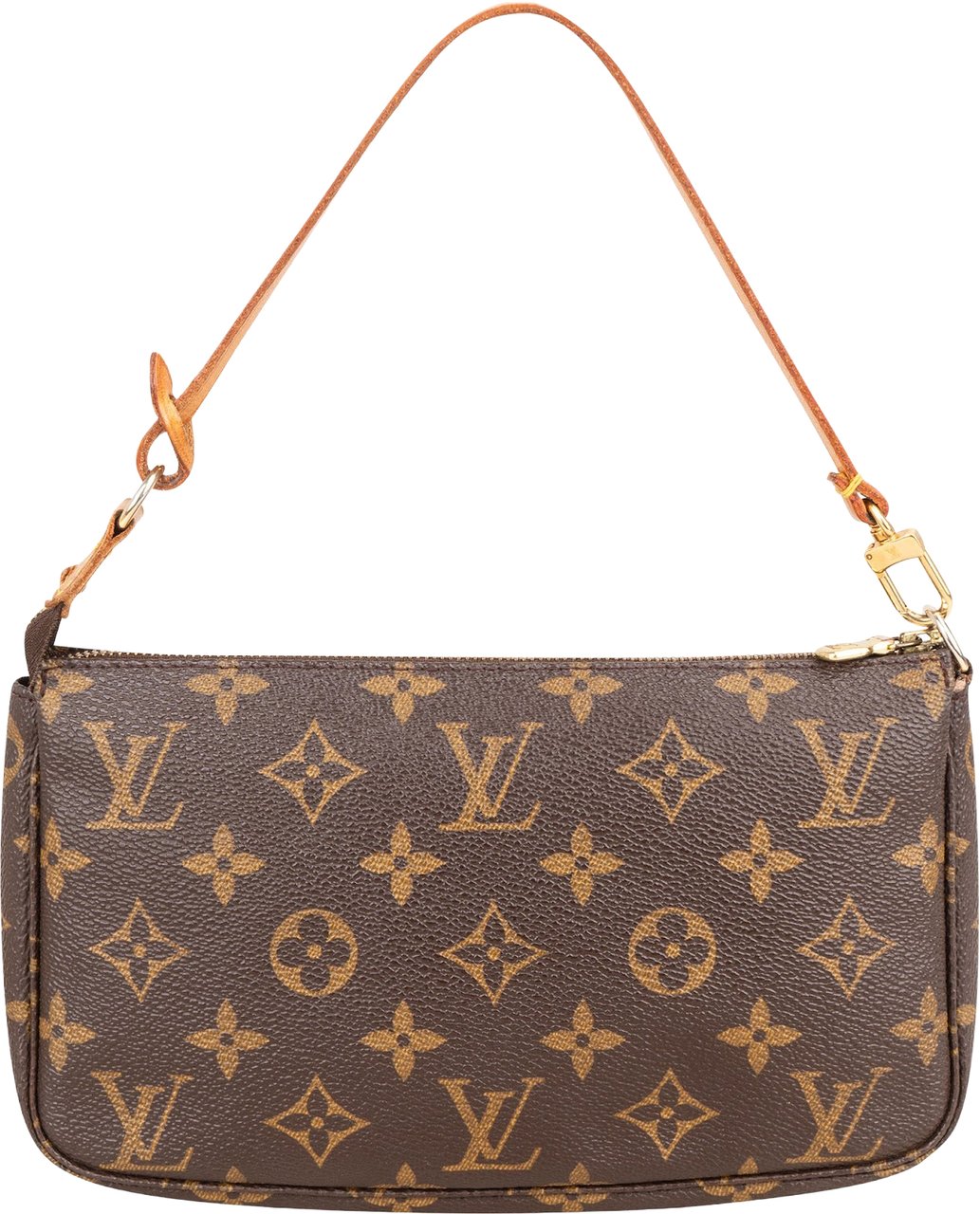 Louis Vuitton Monogram Canvas Pochette Accessoires Handbag Bruin