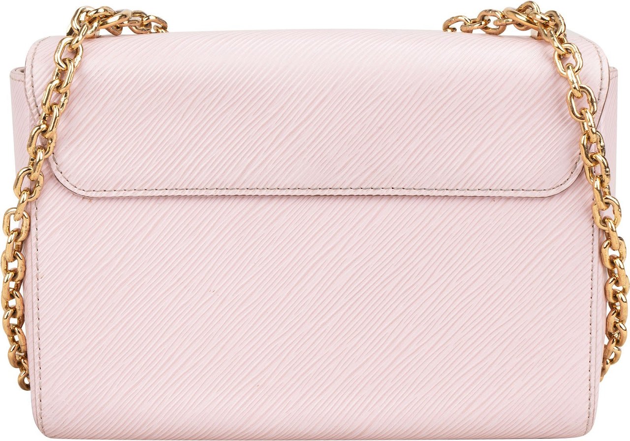 Louis Vuitton Light Pink Epi Leather Twist Crossbody Bag Rood