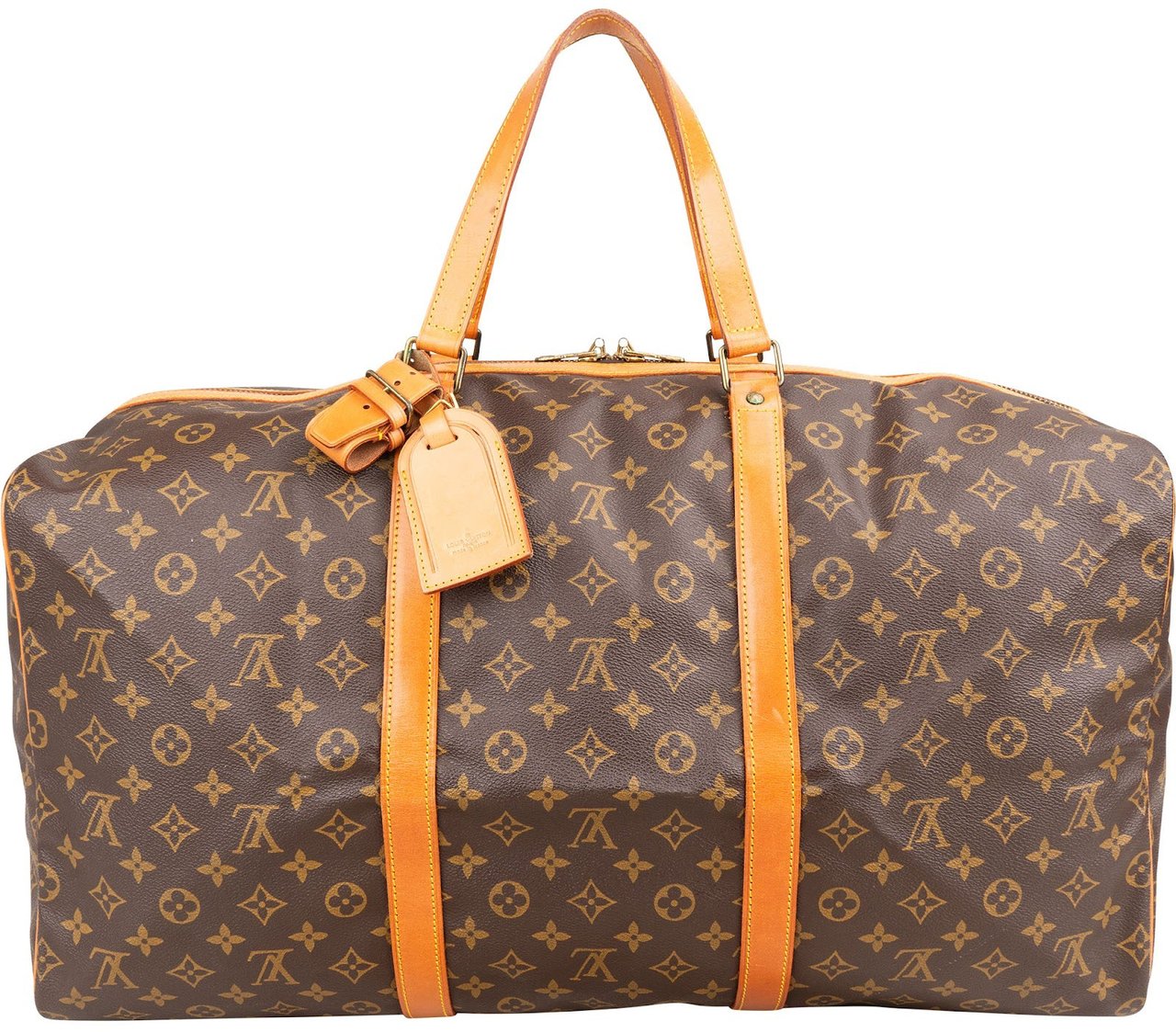 Louis Vuitton Monogram Canvas Sac Souple 55 Travel Bag Bruin