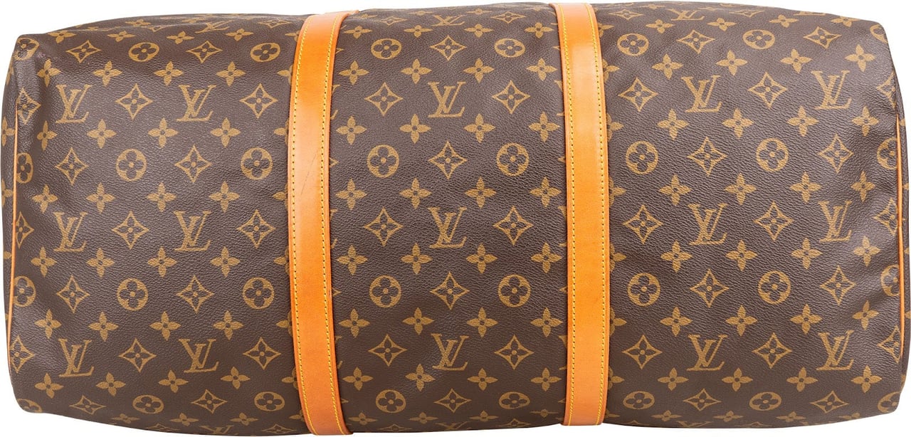 Louis Vuitton Monogram Canvas Sac Souple 55 Travel Bag Bruin
