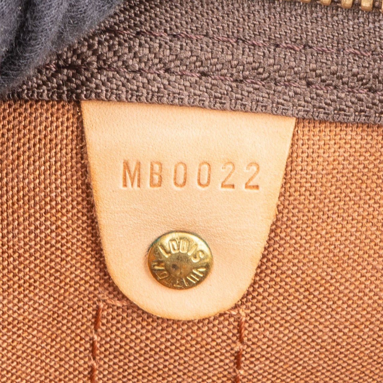 Louis Vuitton Monogram Canvas Keepall 55 Bandoulière Travel Bag Bruin