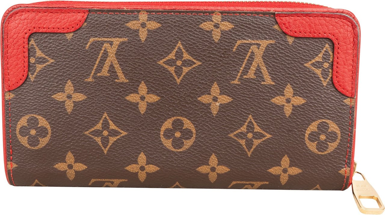 Louis Vuitton Monogram Canvas Zippy Wallet Bruin