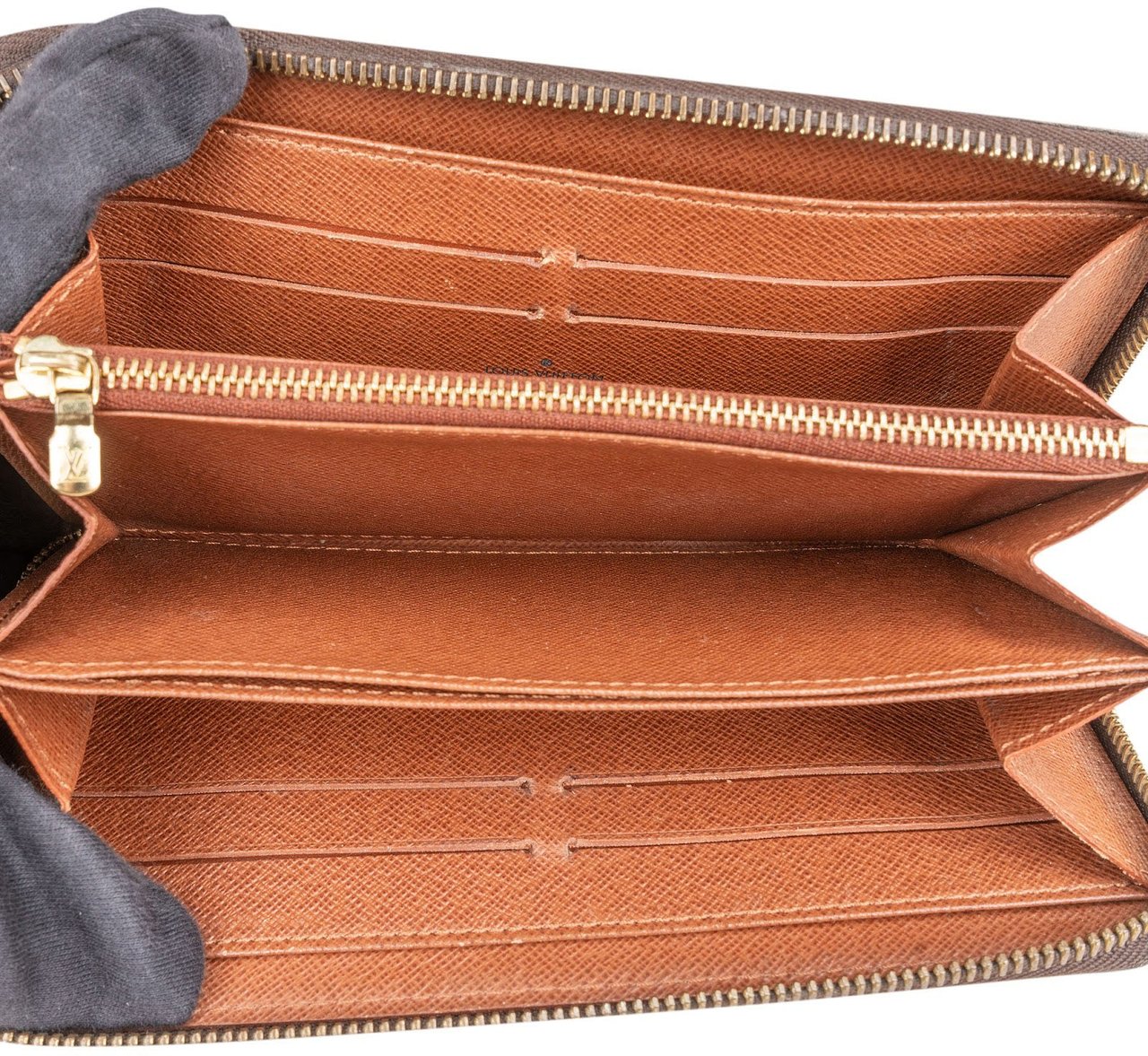 Louis Vuitton Monogram Canvas Zippy Wallet Bruin