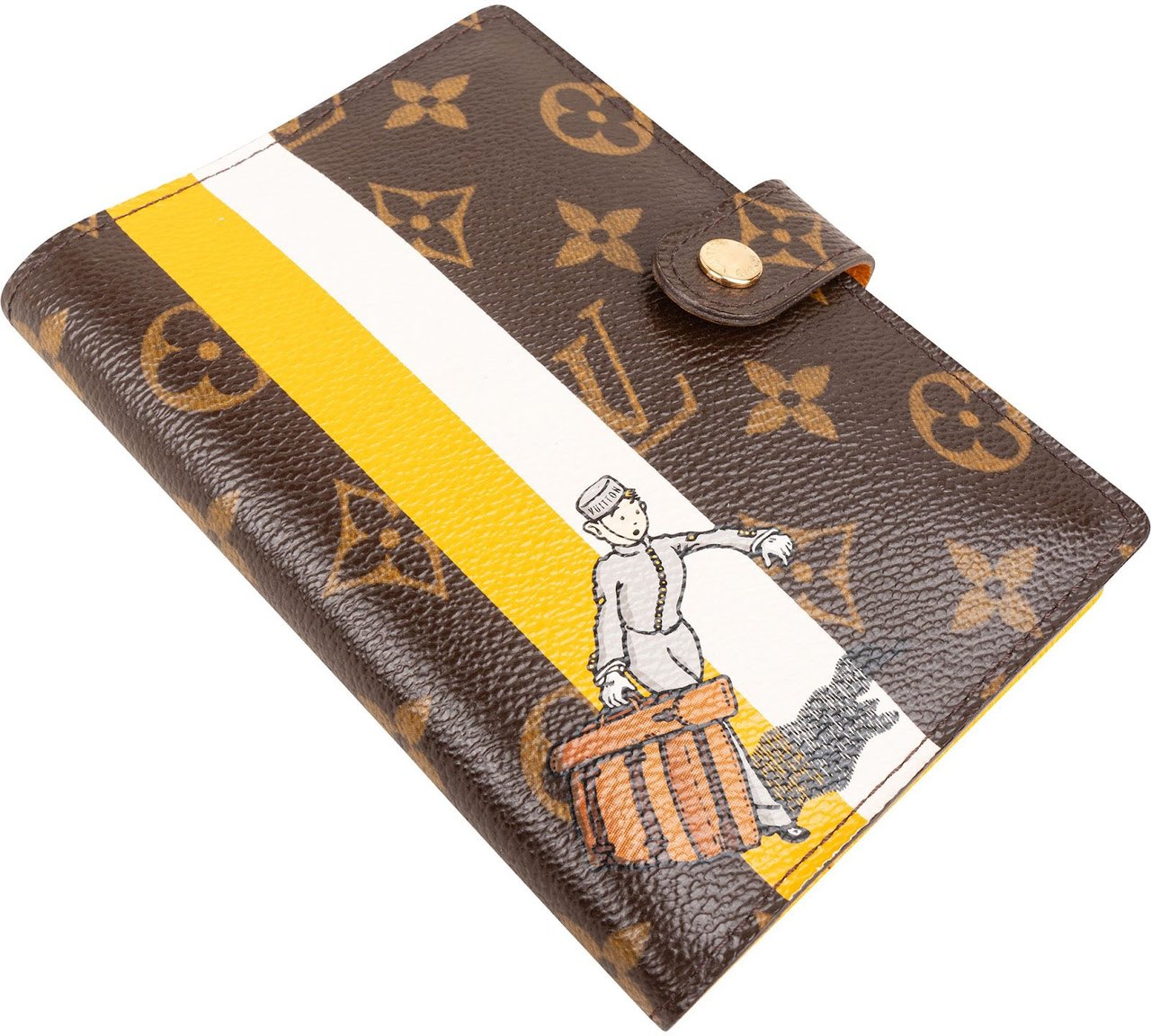 Louis Vuitton Canvas Monogram Limited Illustre Groom Agenda PM Bruin