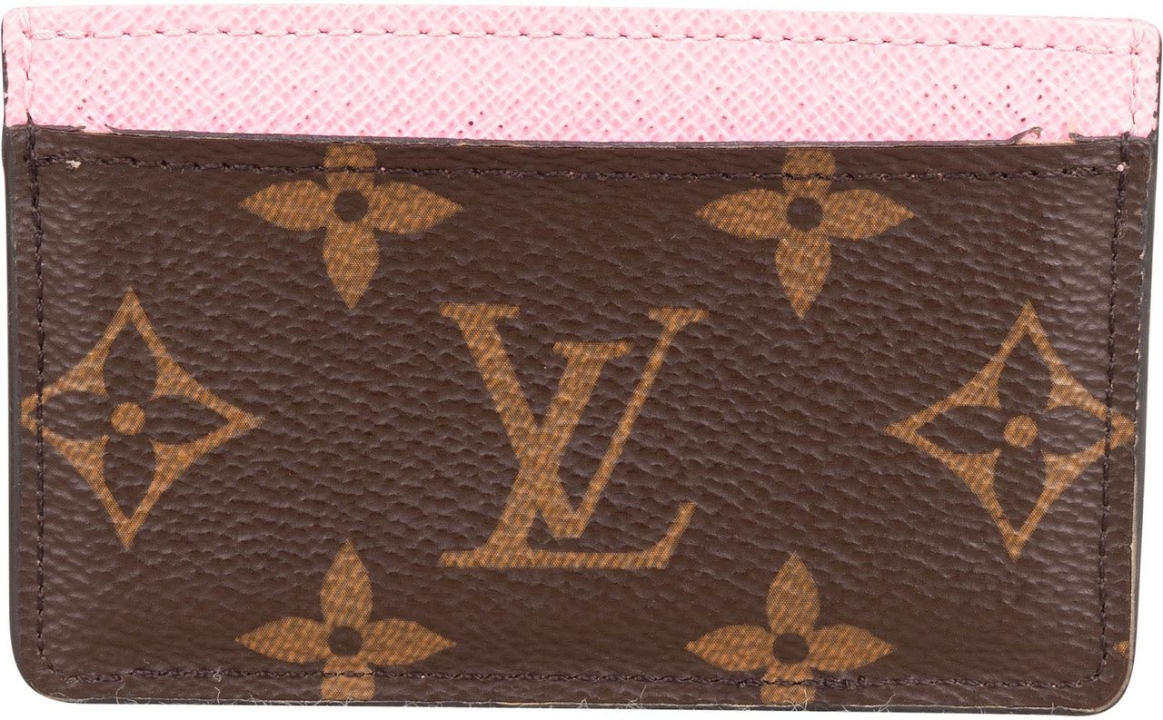 Louis Vuitton Monogram Canvas Vivienne Flower Card Holder Bruin