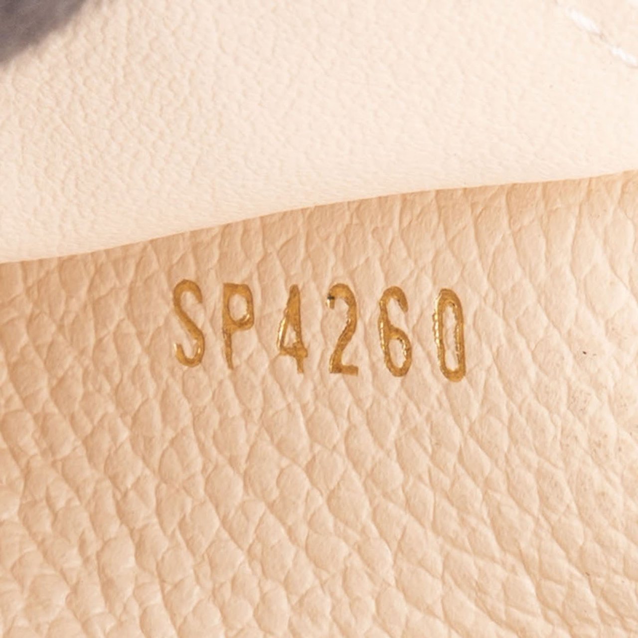 Louis Vuitton Bicolor Monogram Empreinte Leather Victorine Wallet Beige